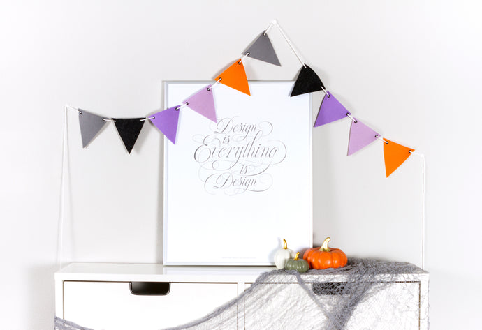 NEW! FELT FLAG GARLAND