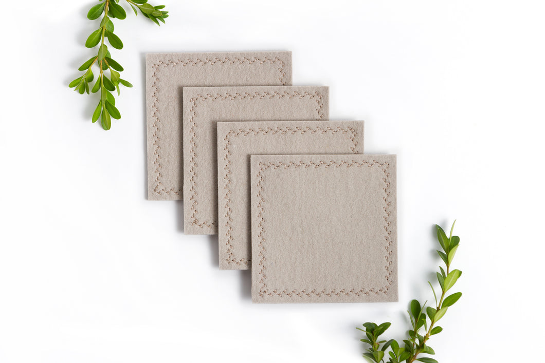 SQUARE FELT COASTERS