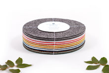 MULTI COLORED FELT TRIVETS 8"
