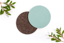 MULTI COLORED FELT TRIVETS 6"