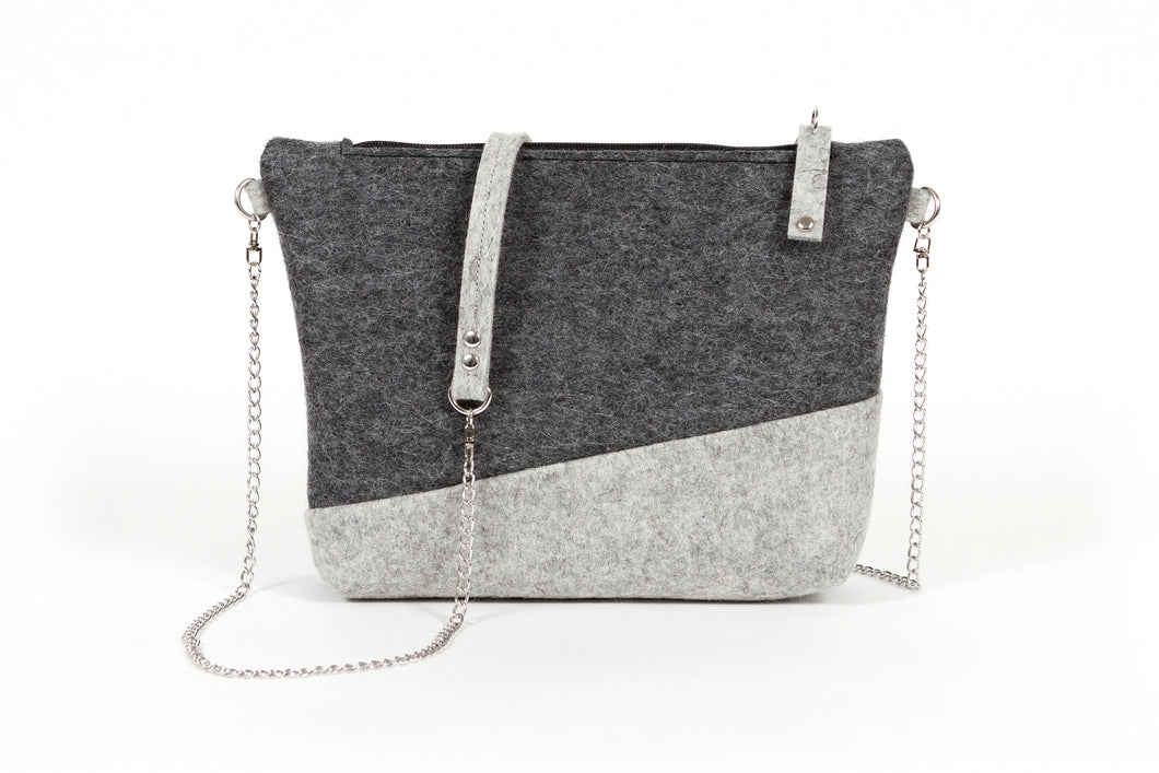 FELT CROSSBODY BAG