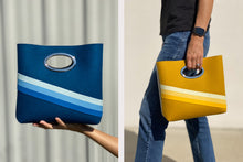 STRIPED FELT TOTE
