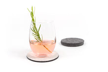 MULTI COLORED FELT COASTERS