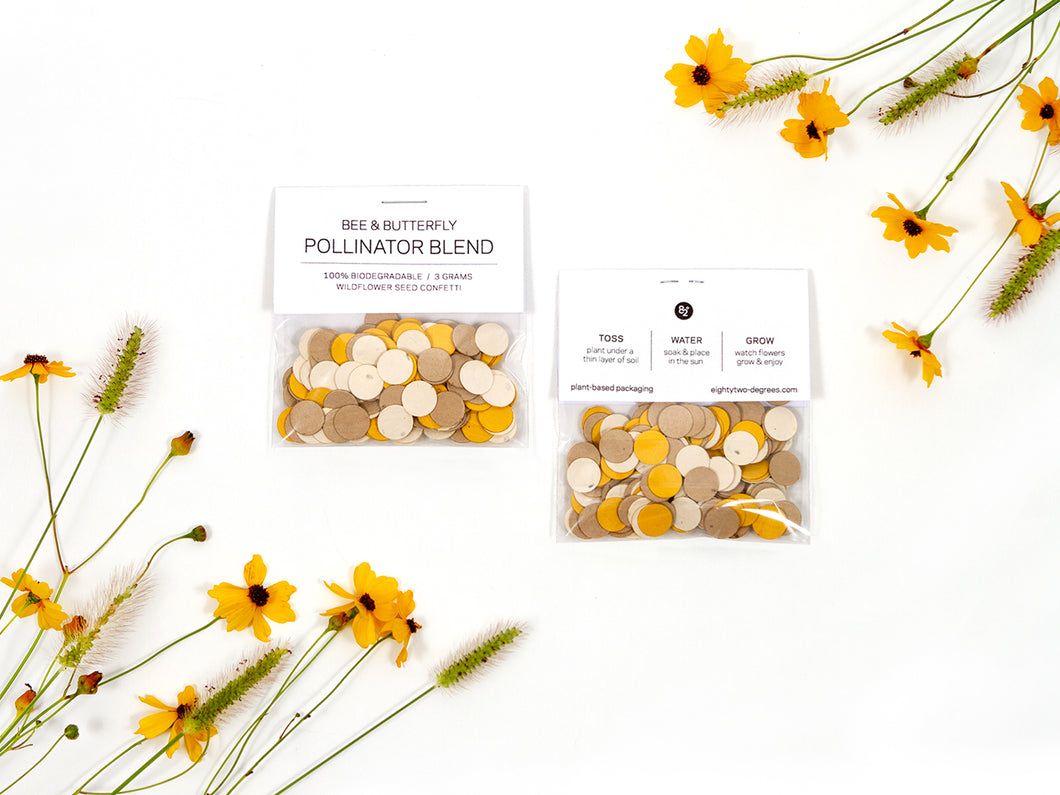 flower seed confetti Multi Colored Wildflower Seed Confetti