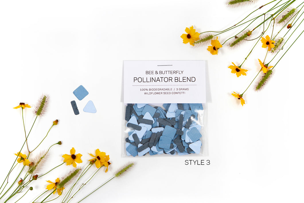 wildflower seed paper cannon Die Cut Wildflower Seed Confetti