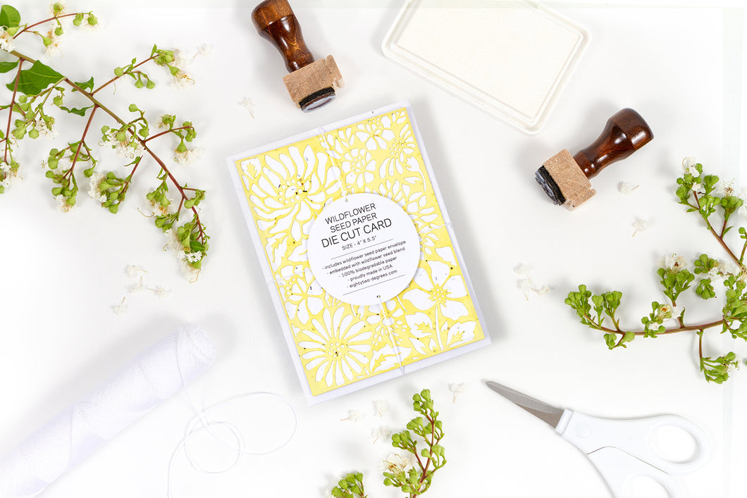wildflower seed cards DIE CUT SEED CARD – Studio 82°
